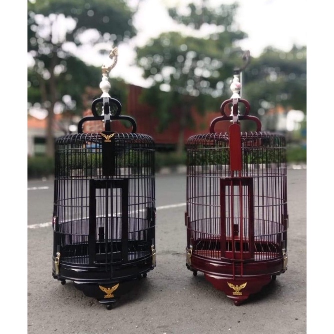 SANGKAR KANDANG ANIS RADJA JATI COKLAT