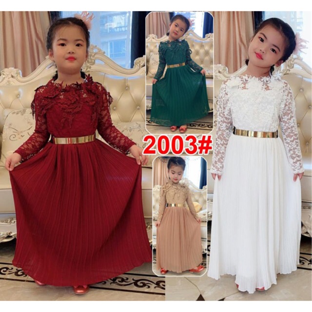 KIDS 2003 VERSI 9705 1 gaun panjang anak  fashion import 