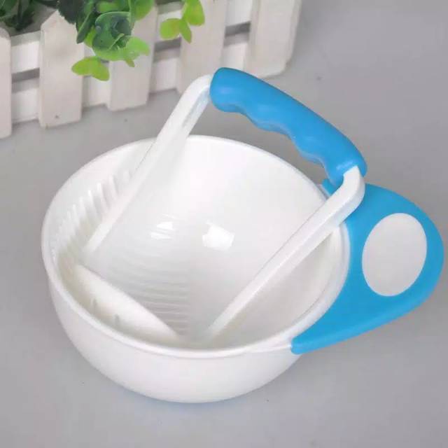 Grinder masher bowl Baby Food Maker mangkuk penggiling penghalus MPASI makanan bayi