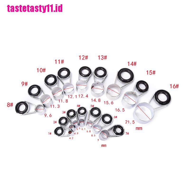 (TTID) 10pcs Ring Guide Joran Pancing 16 Ukuran