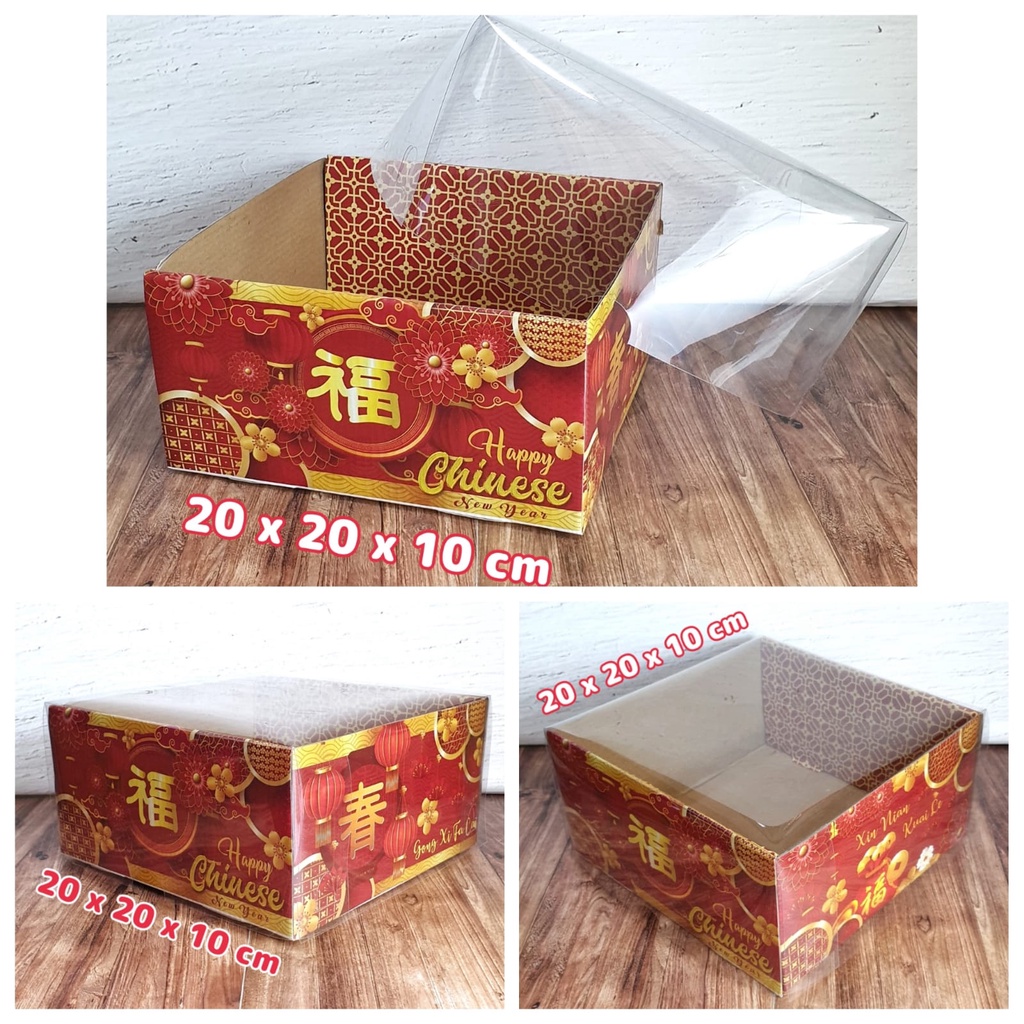 

SALE REJECT Box Hampers Dus Kue Edisi Imlek Ukuran 20 x 20 x 10 cm Dus Atas Full Mika