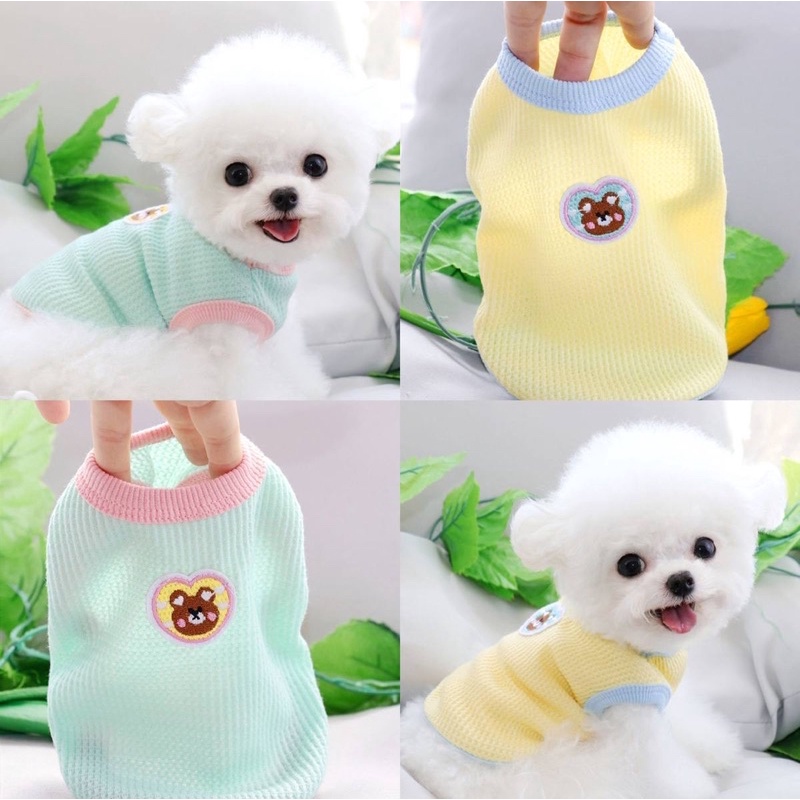 Ungbe bear korea pastel tee