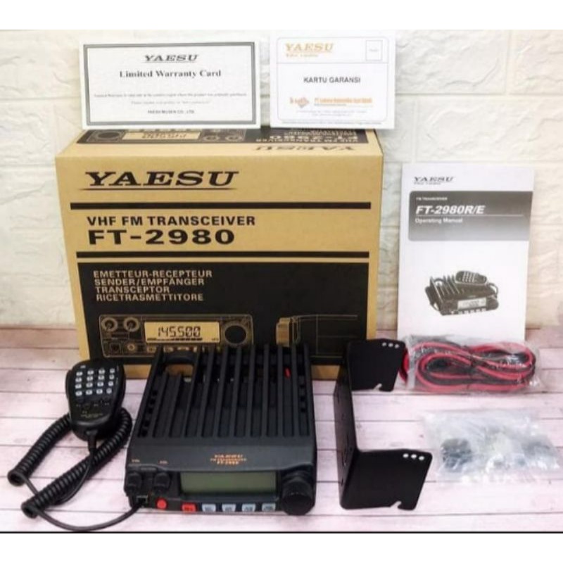 Radio Rig yaesu FT 2980 vhf 80 watt original jepang