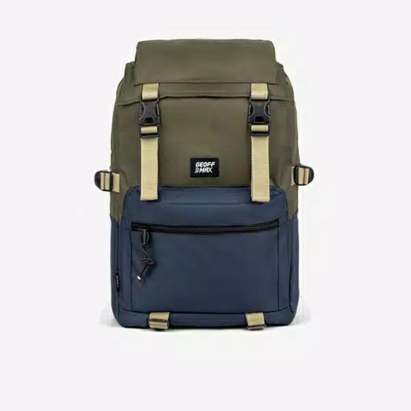 Tas Punggung Geoff Max Almost Dark Olive Navy