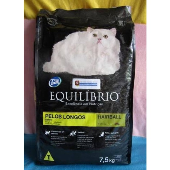 makanan kucing Equilibrio adult persian pelos longos kemasan 1,5 kg kemasan frespack