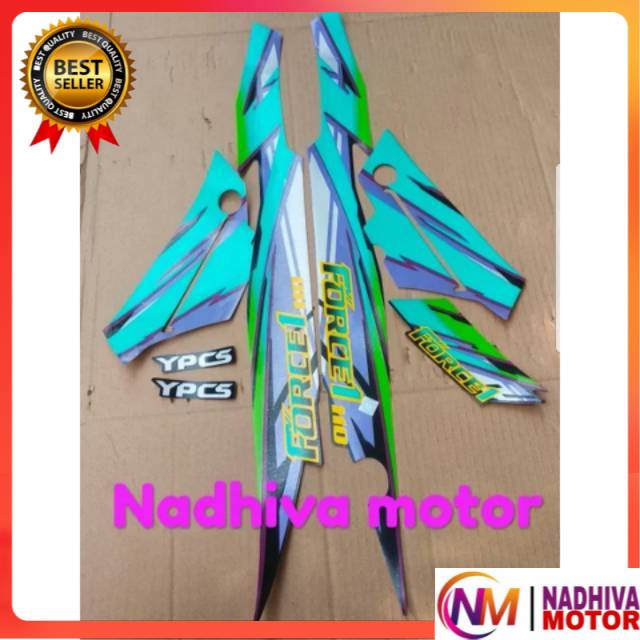 Stiker sticker striping lis les body yamaha force
