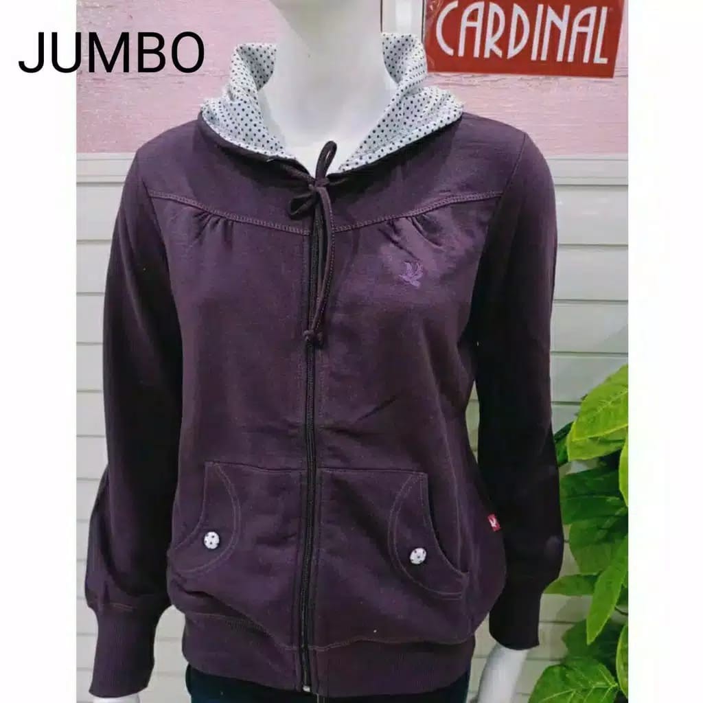 gos CARDINAL SWEATER JUMBO Jaket Cardinal Jumbo Jaket Polos Cewek 100% original