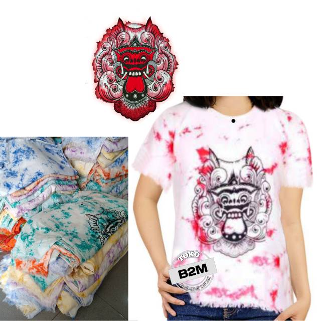 Baju Barong Kaos Pantai Motif Mega Kaos Barong Bali Grosir