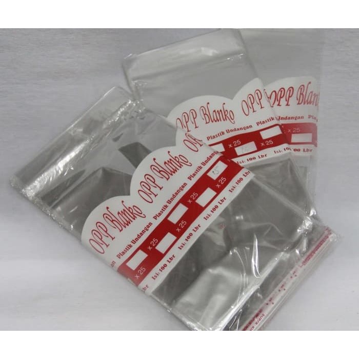 

Plastik OPP 16 CM 100 Lembar Lem Atau Seal
