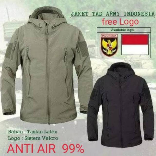  JAKET TAD ARMY SOPTSHELL WATERPROOF JAKET TACTICAL anti 