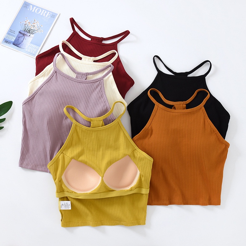 HPA2039 Sasa Tank Top With Bra baju wanita bersama bra berkualitas