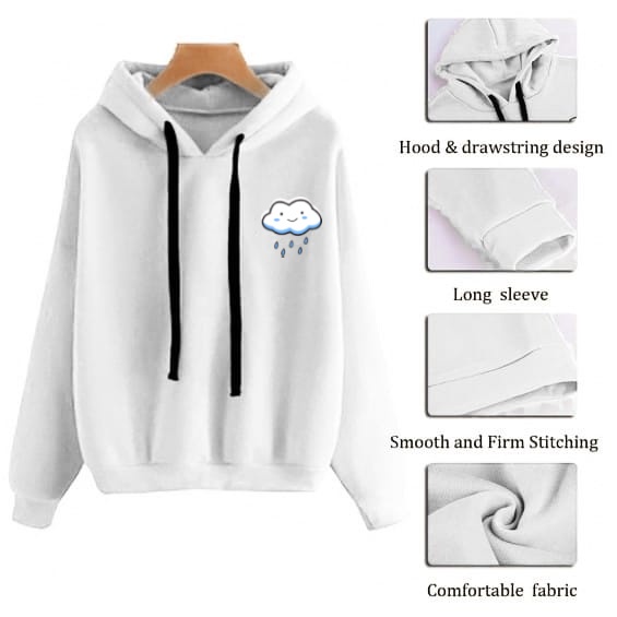 hodie anak tanggung Dewasa terbaru simple cloud Sablon