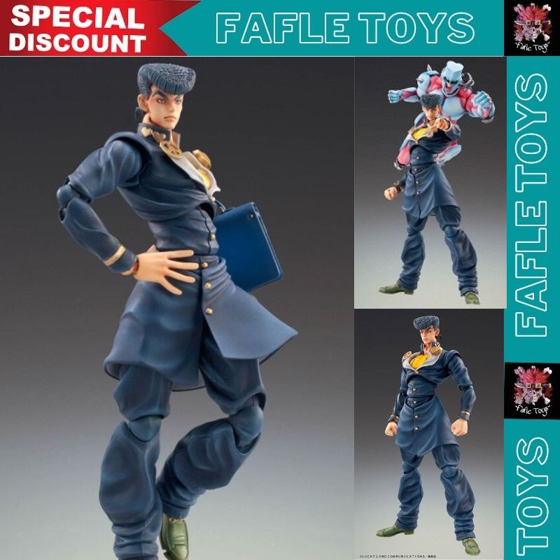 Medicos JoJo Bizarre Adventure SHF Action Figure Josuke Higashikata / Action Statue Figure Josuke Hi