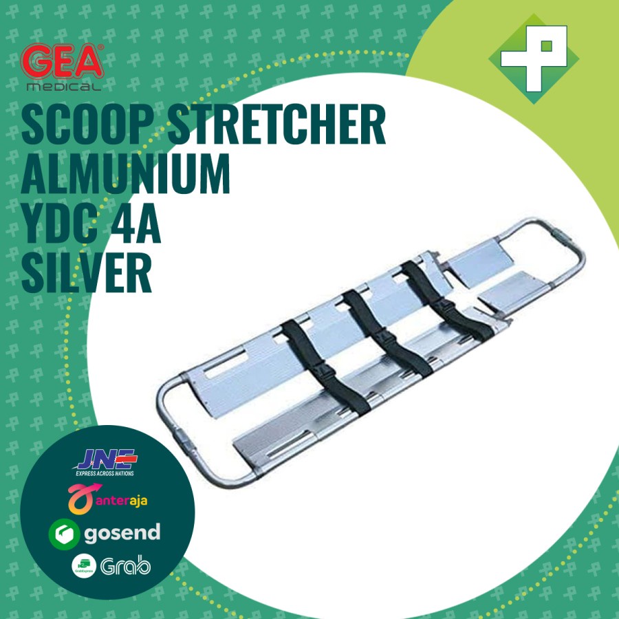 Scoop Strecher GEA YDC 4A / Almunium Scoop Stercher GEA YDC 4A Silver