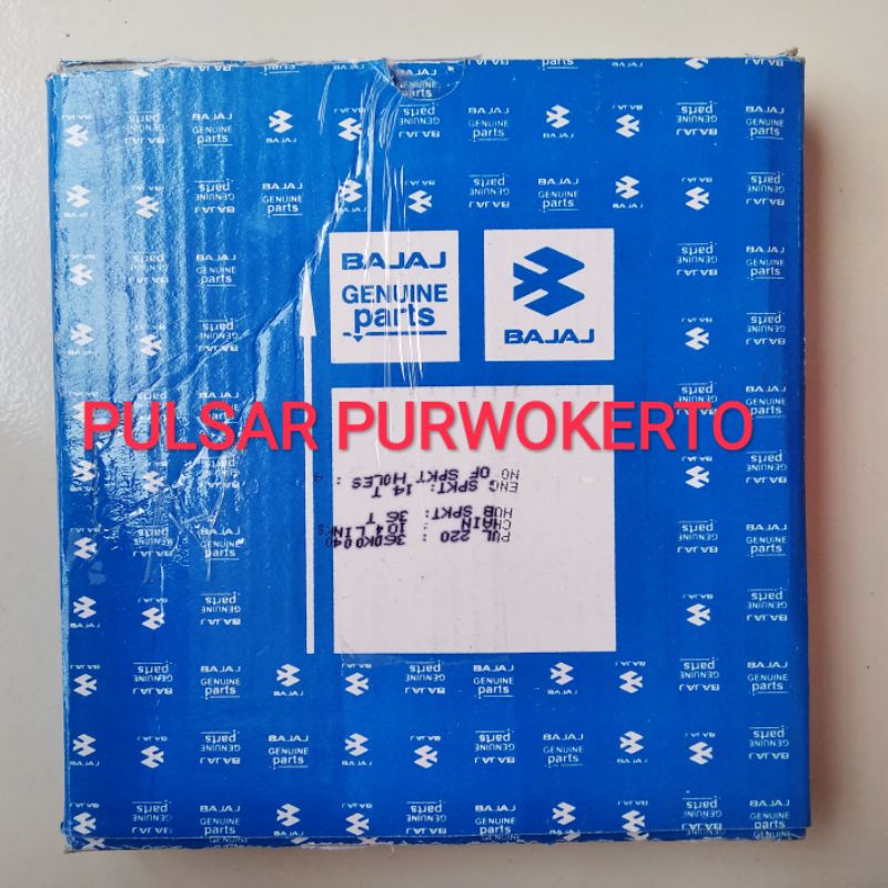 GEARSET GEAR SET BAJAJ PULSAR 220 ORIGINAL