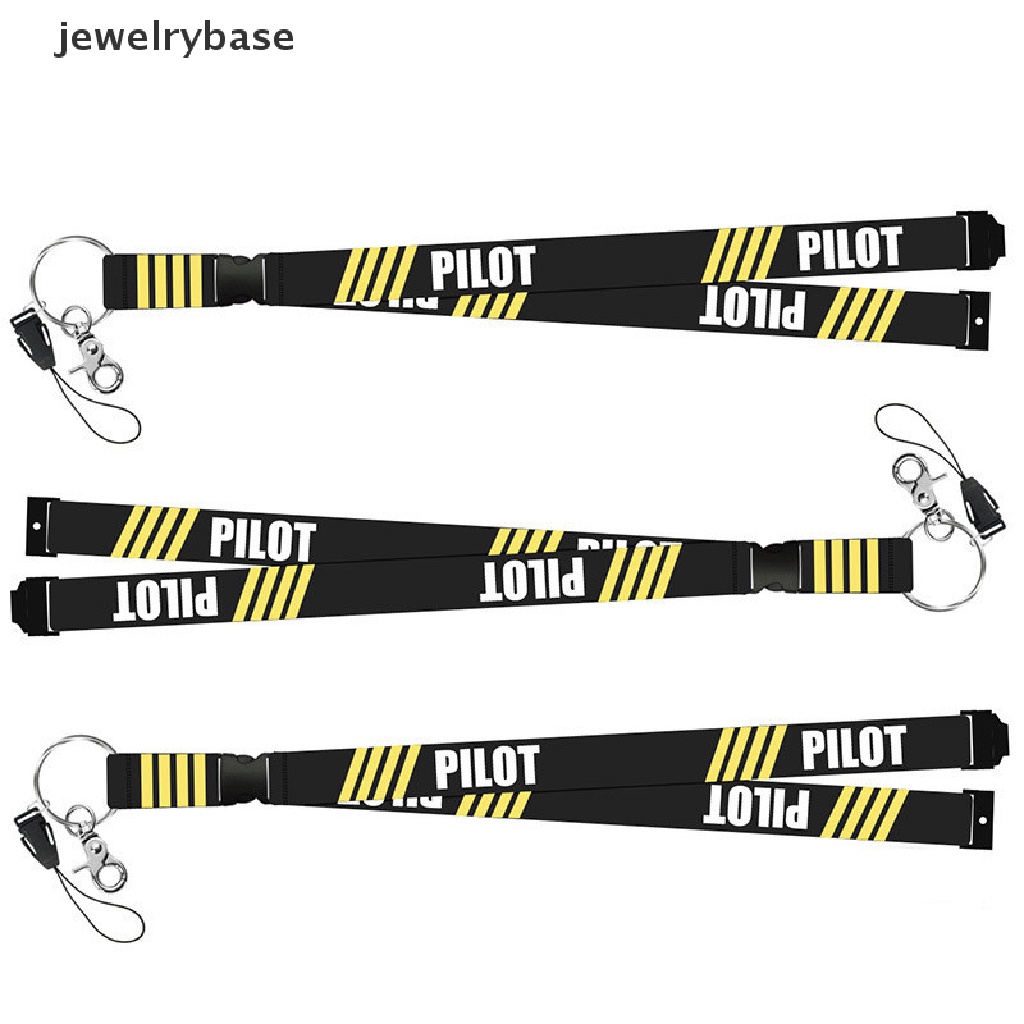 Tali Lanyard Leher Desain pilot remove before flight Untuk Kunci Kartu id