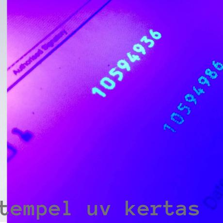 

♤ Tinta Stempel UV Kertas | UV Invisible Ink | SecureMark1 - 10 ml - SecurMark1 10ml ۞