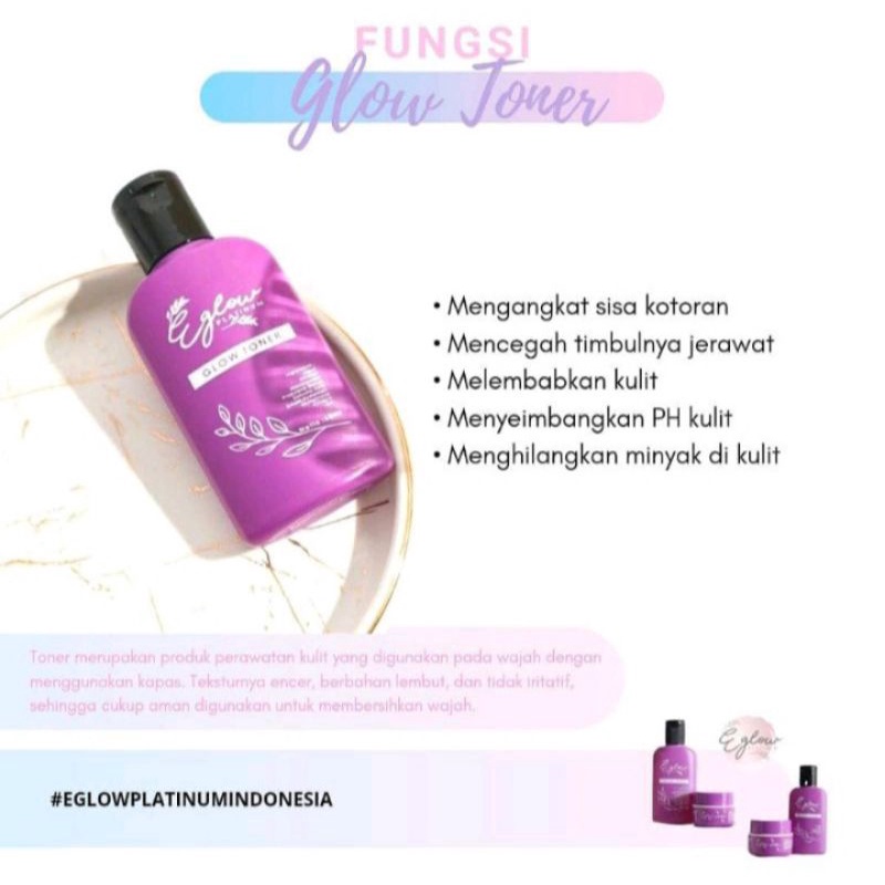 ECER TONER EGLOW PLATINUM
