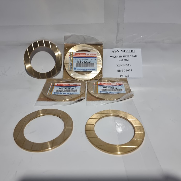 WASHER SIDE GEAR RING GIGI BOLU ASLI KUNINGAN 4MM PS125 PS135 CANTER