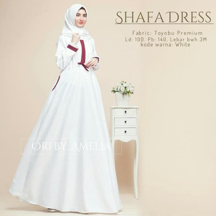 BARU SAFA DRES GAMIS MAXY KATUN TOYOBO BUSUI SIMPLE TERMURAH