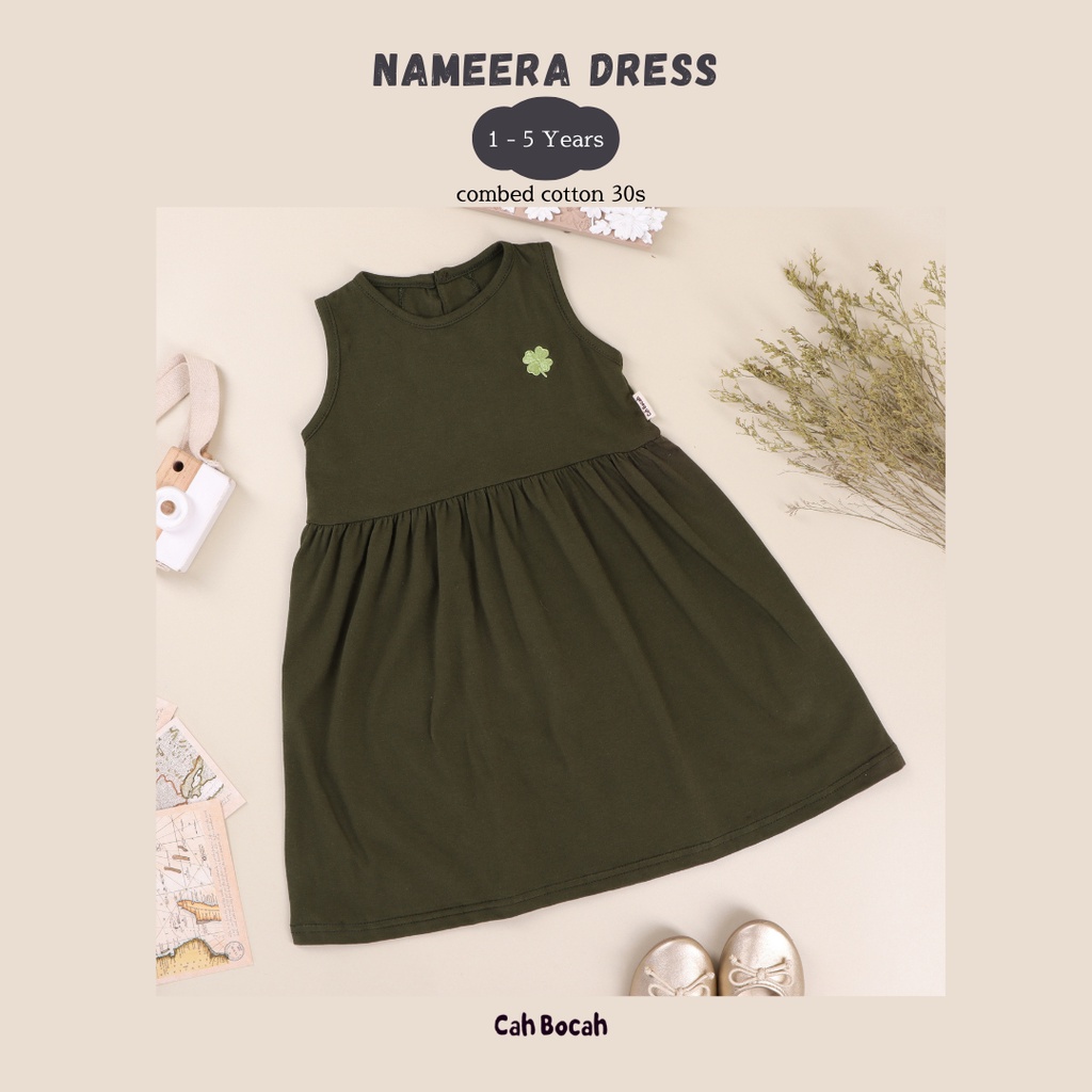 NAMEERA DRESS  ANAK PEREMPUAN BAJU ANAK PEREMPUAN FASHION ANAK PEREMPUAN 1-5 TAHUN