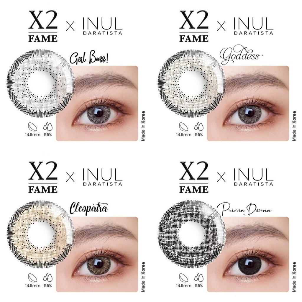 Softlens Exoticon Warna X2 Fame New Colour