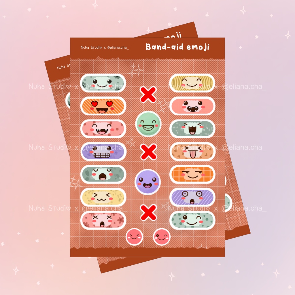 

Sticker by eliana.cha_ | Band-aid Emoji Hansaplast Perban Luka | Aesthetic Sticker Estetik Stiker HP Laptop Botol Cute Waterproof Scrapbook Diary Journal Bujo Anti Air