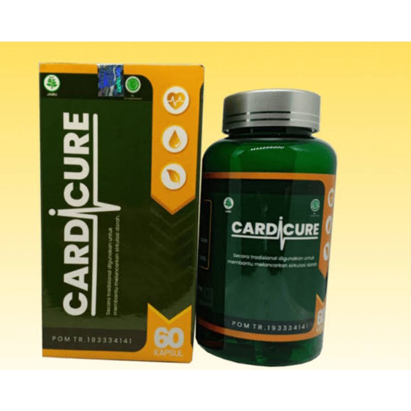 Cardicure Obat Herbal Jantung Koroner Hipertensi Stroke Darah Tinggi Obat Alami Aman BPOM