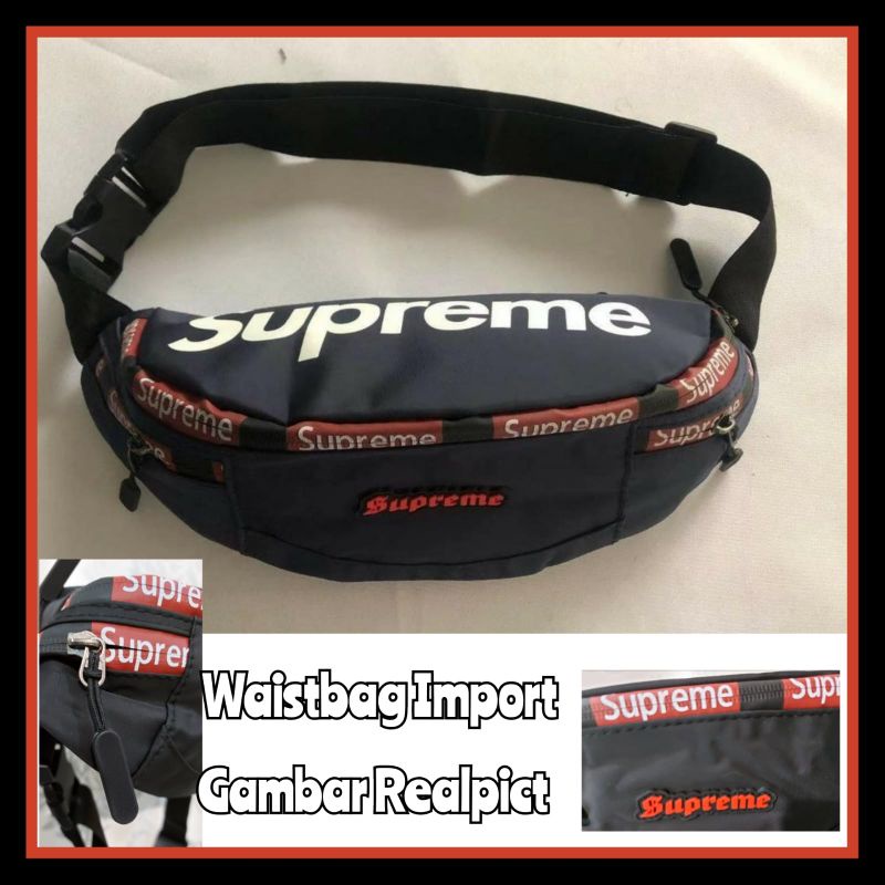 Waistbag Sporty Pria Wanita Tas Pinggang Import Waterproof