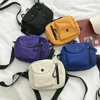 Tas Selempang Wanita / Slingbag kanvas / Bag Fashion /Tas Saku Import 1153