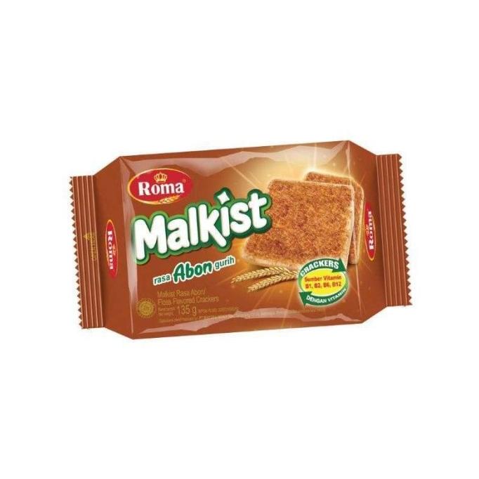 

*$*$*$*$] ROMA Malkist Abon Crackers Biskuit 135 g [1 pak / 6 Pcs]