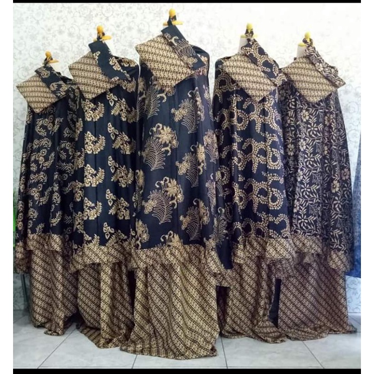mukena bali kain katun dan mukena velvet bordir