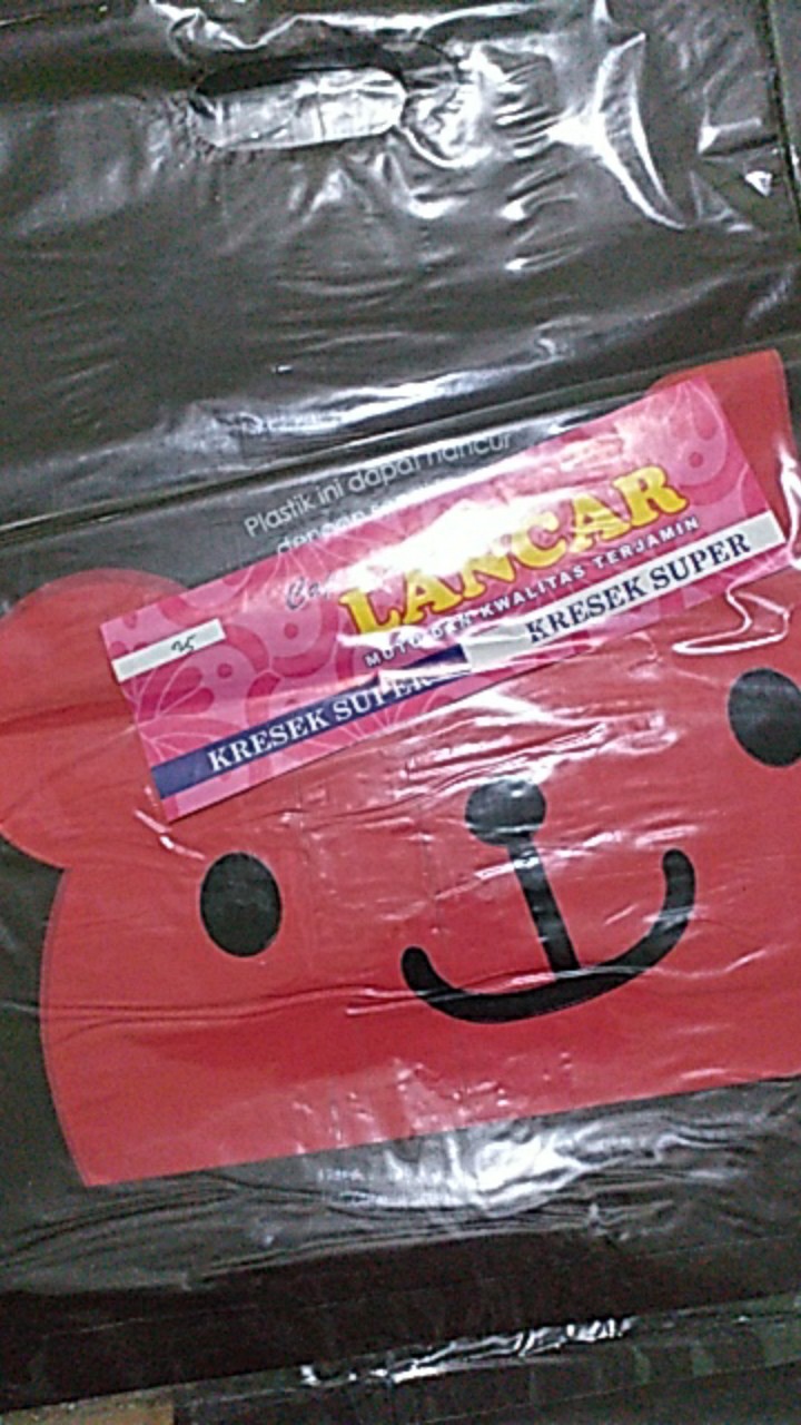 3 Pack Oval 25x36 Kantong Plastik / Kresek Teddy Bear