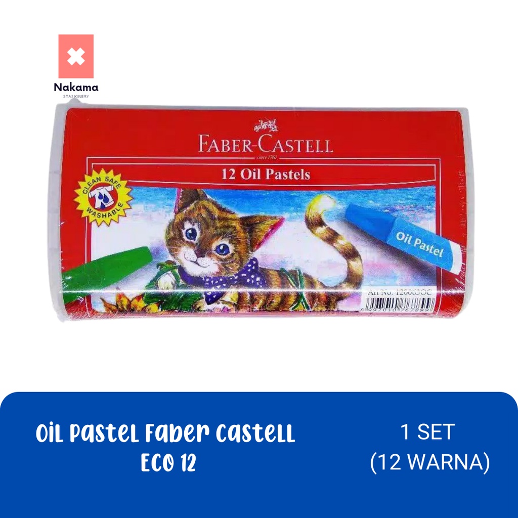 

Crayon Minyak Faber Castell 12 ECO Krayon Oil Pastel 12 Warna