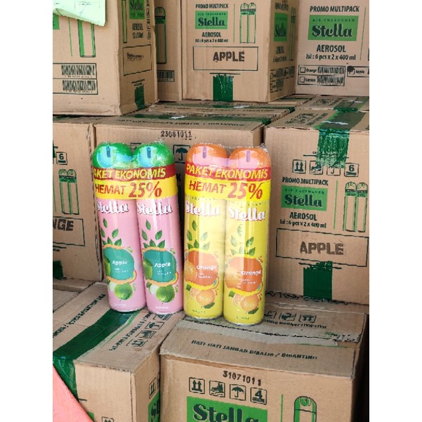 STELLA AEROSOL 400ML PAKET HEMAT ISI 2