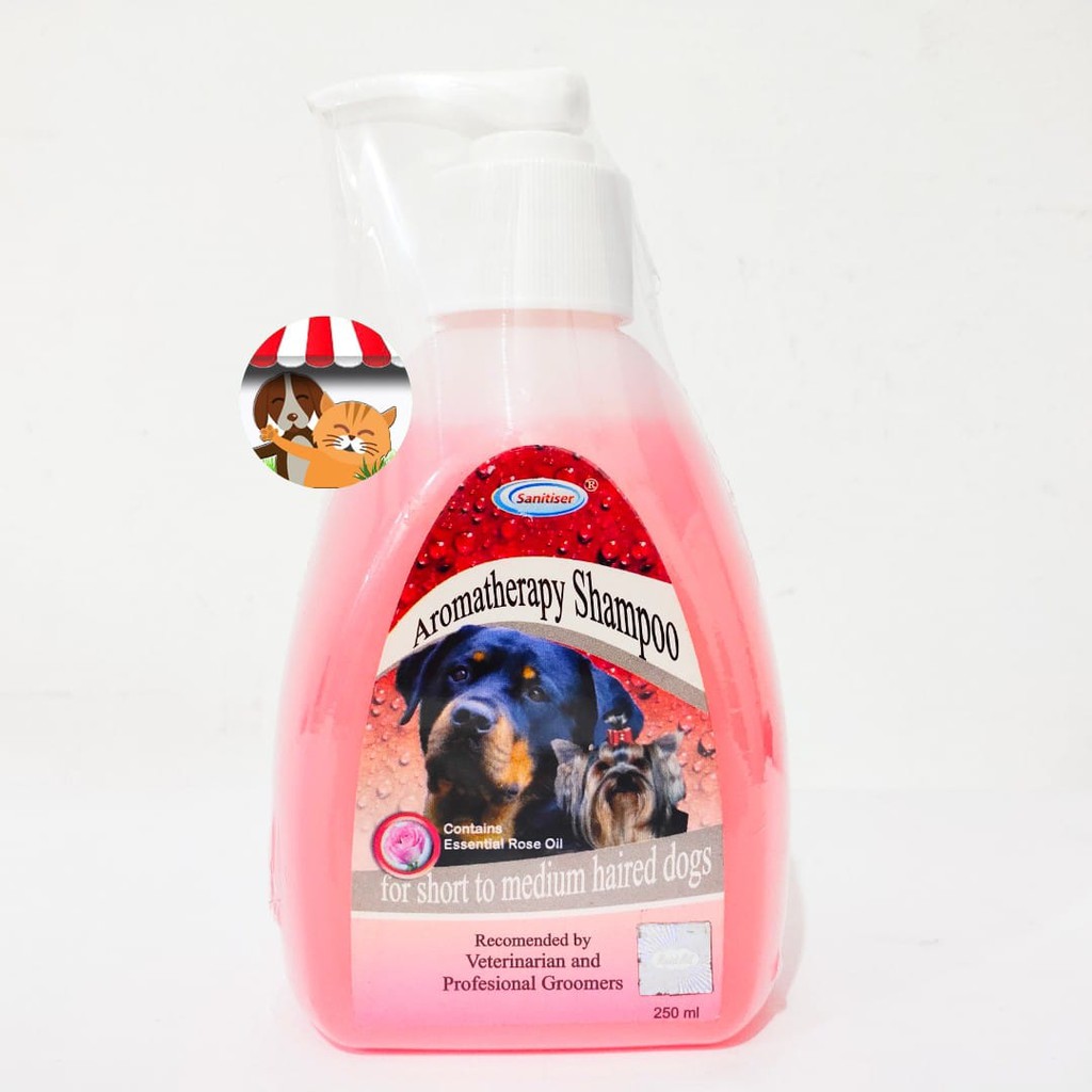 Raid Shampoo Anjing Bulu Pendek Medium Aromatherapy Rose 250 ml