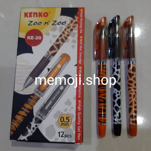 

Pulpen KENKO KE-20 0,5mm Zoo n Zoo (12pc)