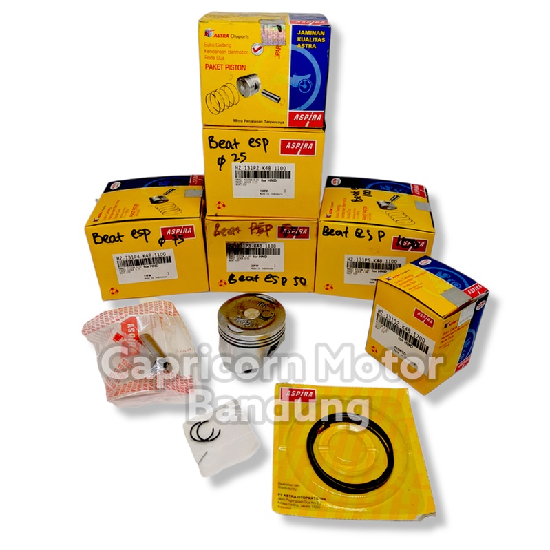 Piston Kit NEW BEAT ESP POP SCOOPY ESP 110 ASPIRA oversize std 25 50 75 100