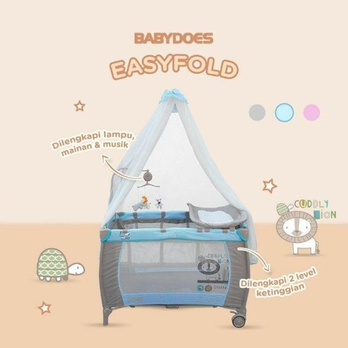 *:*:*:*:*] Babydoes Baby Box 1707 Easyfold XL / Box Bayi Babydoes / Ranjang Bayi
