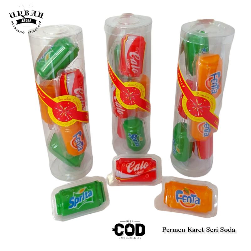 

Kemasan Souvenir - Permen Karet Seri Kaleng Soda Rasa Buah / Premium