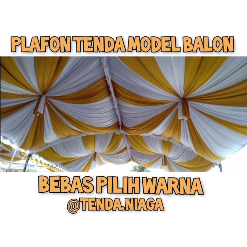 TERLARISSS  PLAFON BALON DEKORASI PLAFON TENDA PLAFON MODEL BALON SIAP PASANG