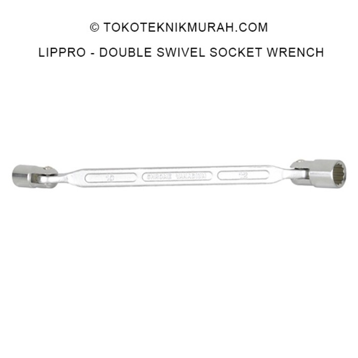 Lippro Kunci Sok Ganda 20x22 / Double Swivel Socket Wrench 720S-20x22