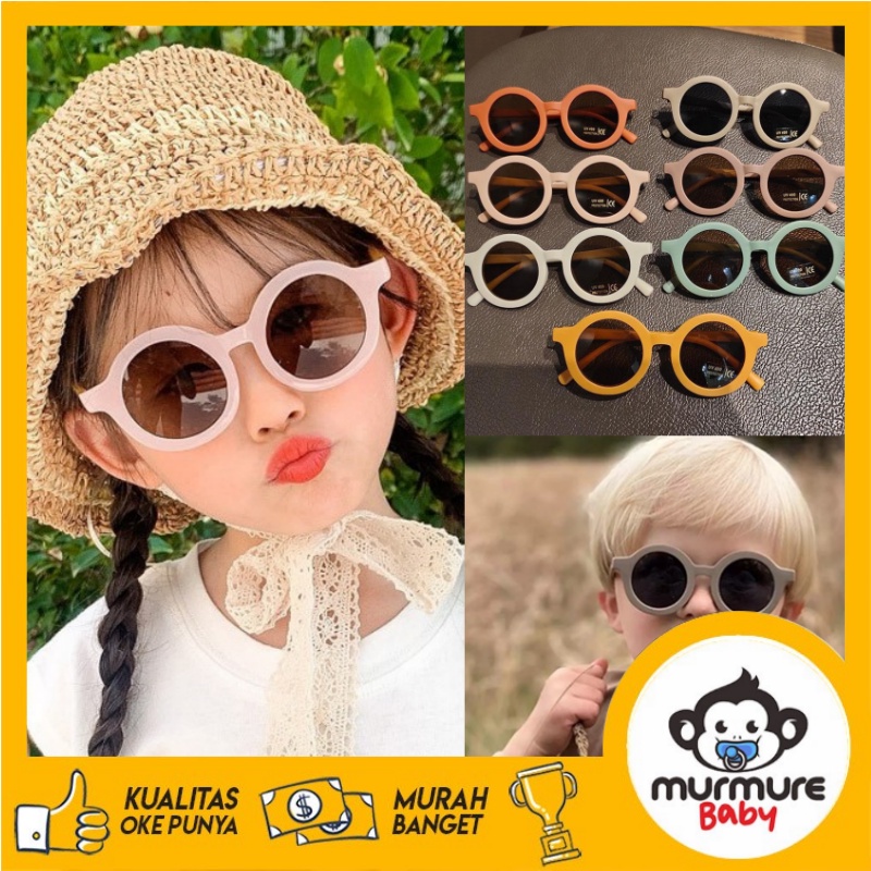 MURMURE.BABY I KACAMATA ANAK NEW TREND / FASHION ANAK TERBARU BULAT UNISEX