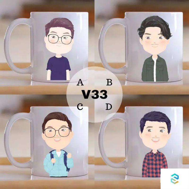 Mug Custom Unik Lucu AVATAR-V33