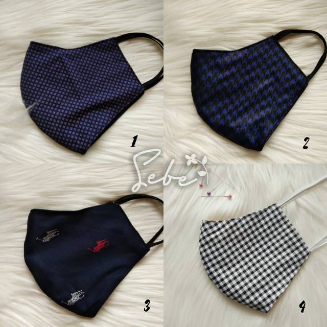 Masker Motif / Masker Motif Termurah/ Masker Motif dua lapis