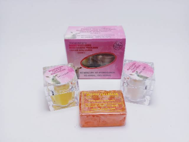 PAKET WHITENING CREAM SUSU DOMBA THAILAND CSD (15gr)