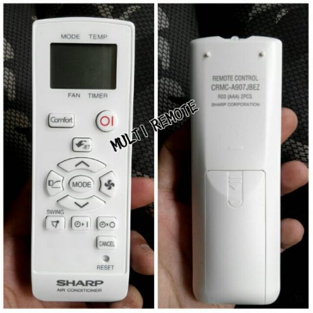 REMOTE/REMOTE AC SHARP A5SEY CRMC 907 JBEZ ORIGINAL/ASLI