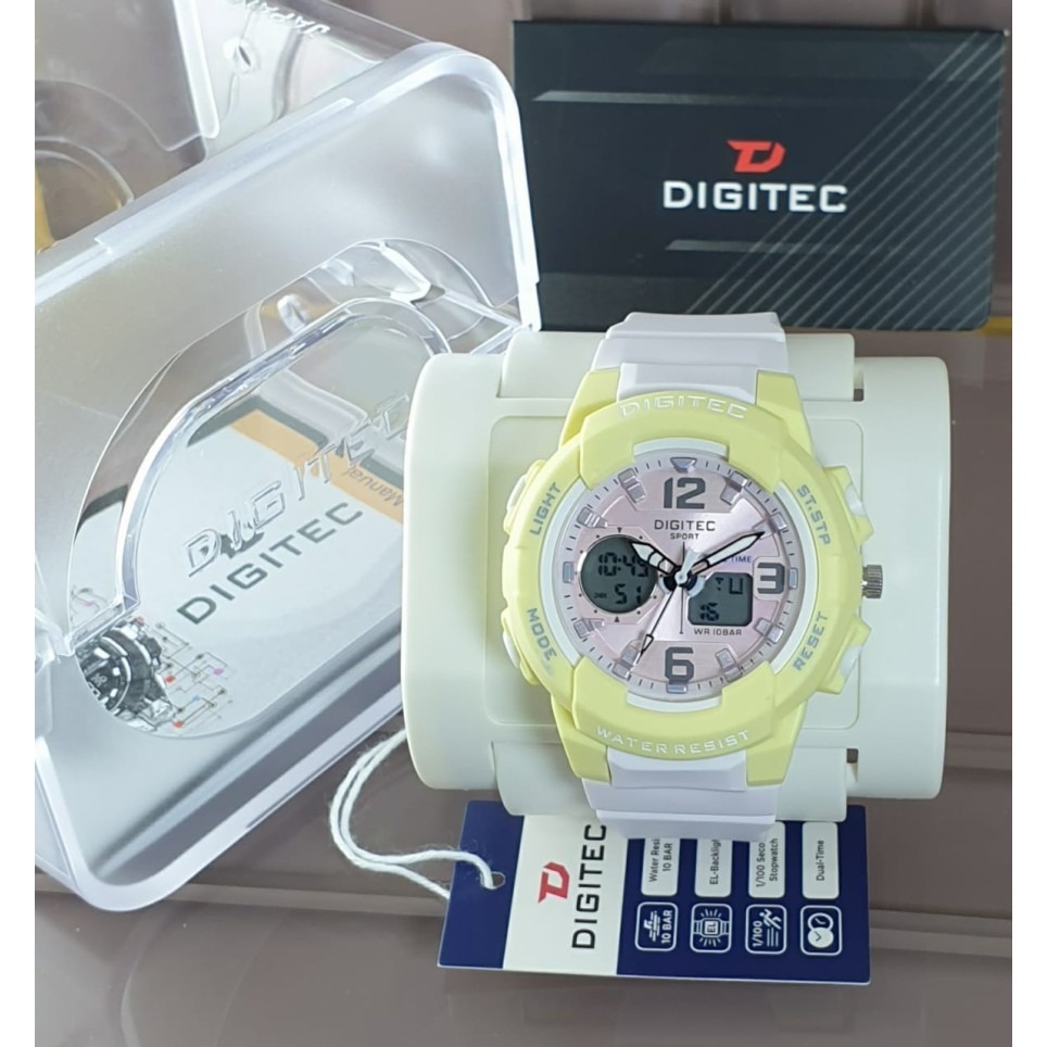 Jam tangan pria digitec terbaru 4120T original garansi resmi 1 tahun