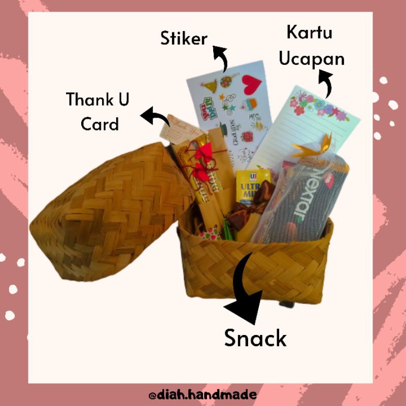

HAMPERS GIFT BOX SNACK/UNIK/MURAH/KADO ULANG TAHUN/KADO WISUDA/KADO WEDDING