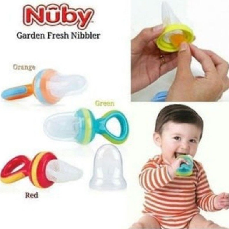 NUBY Nibbler Fresh Food Feeder Jaring Makanan Empeng Buah